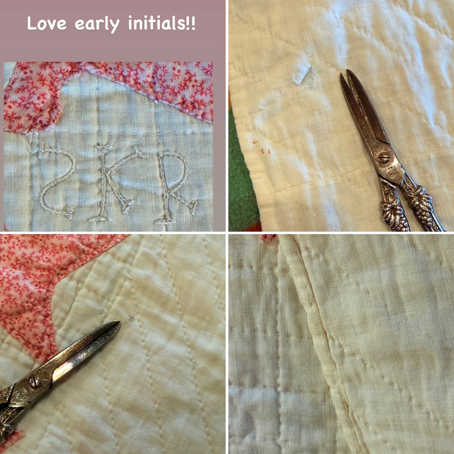 Original Crib Apple Pie Ridge Star Quilt