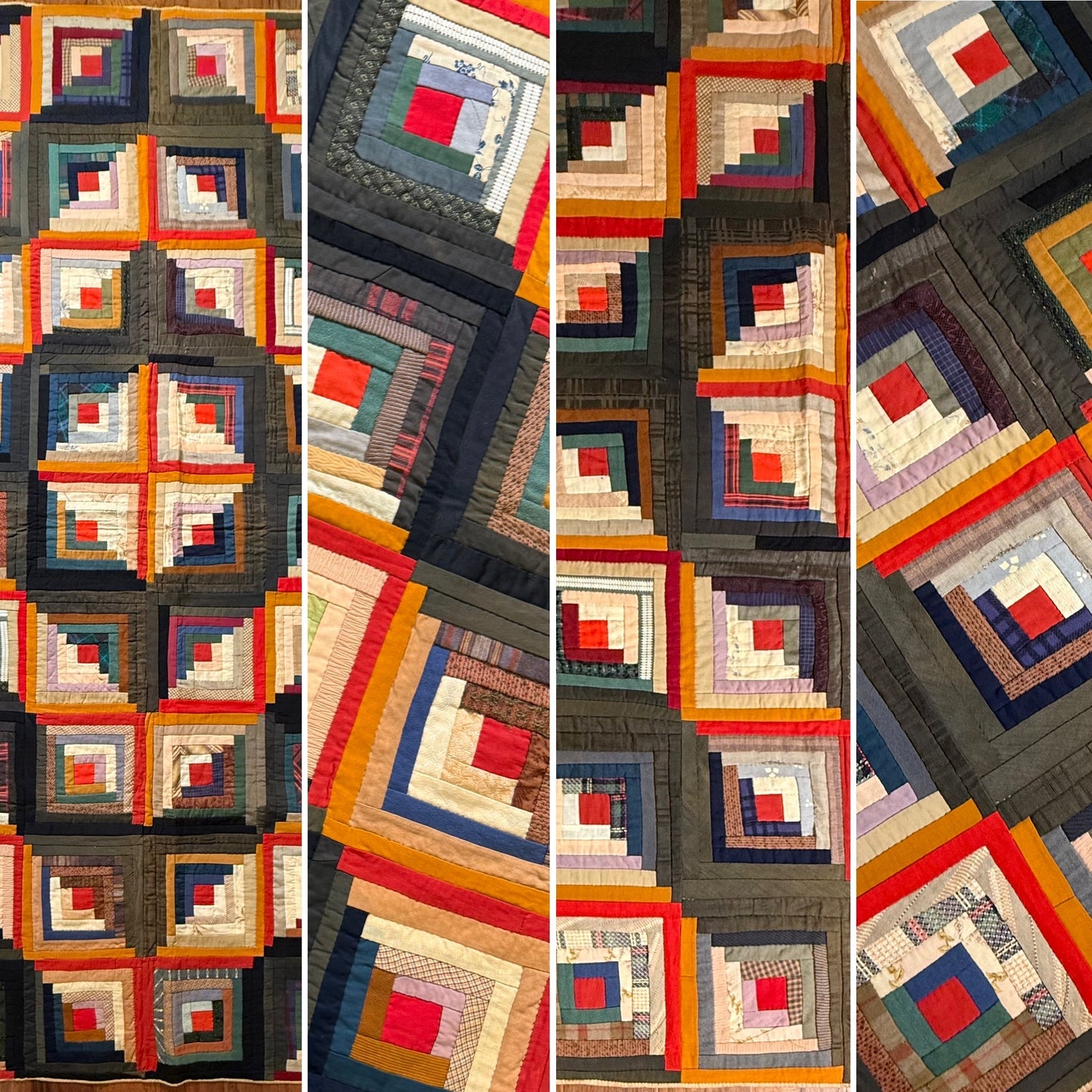 Barn Raising Log Cabin Quilt