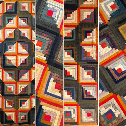 Barn Raising Log Cabin Quilt