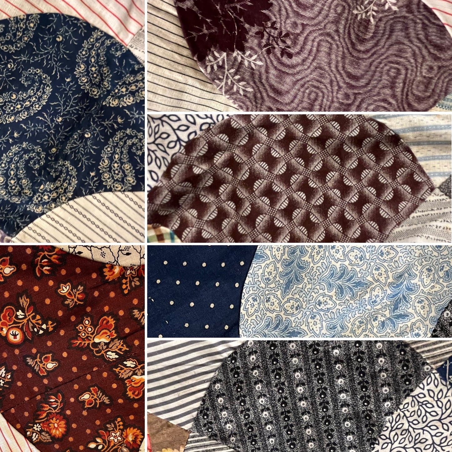 Antique Double Ax Head Quilt Top