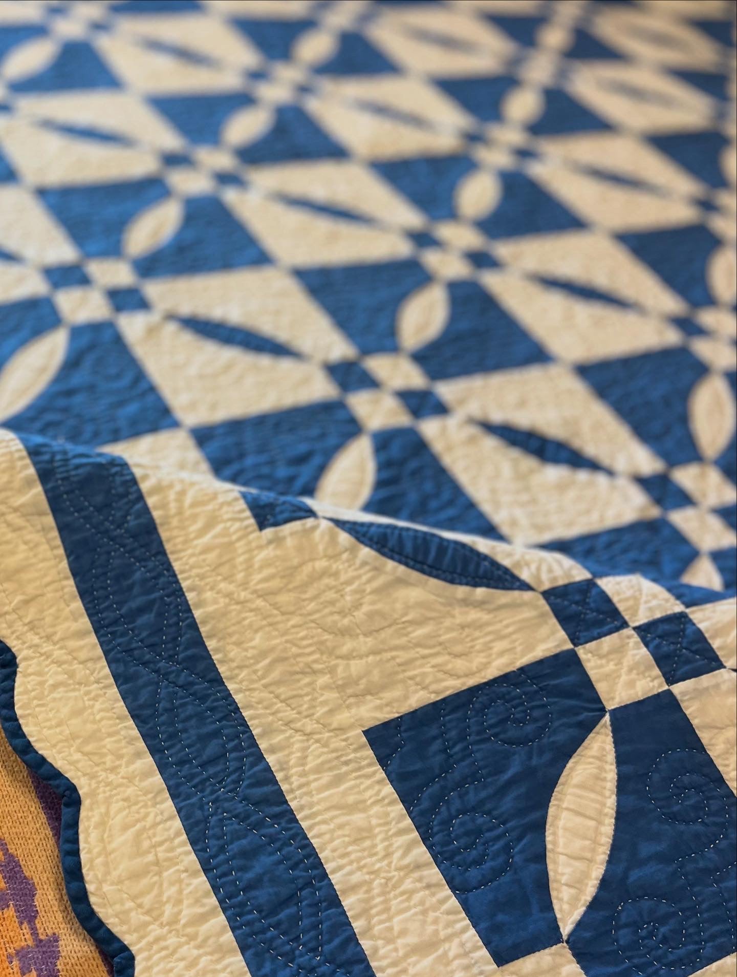 Dated 1937  Rose Dream Quilt