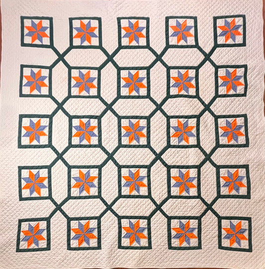 Variable Stars Quilt With Garden Maze