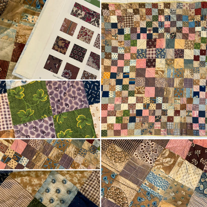 Scrappy Medallion Patchwork Fabrics Crib Quilt