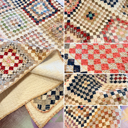 Amazing 9040 plus Blocks, One Patch 3/4 Inch Blocks Patchwork Quilt