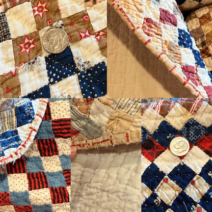 Amazing 9040 plus Blocks, One Patch 3/4 Inch Blocks Patchwork Quilt