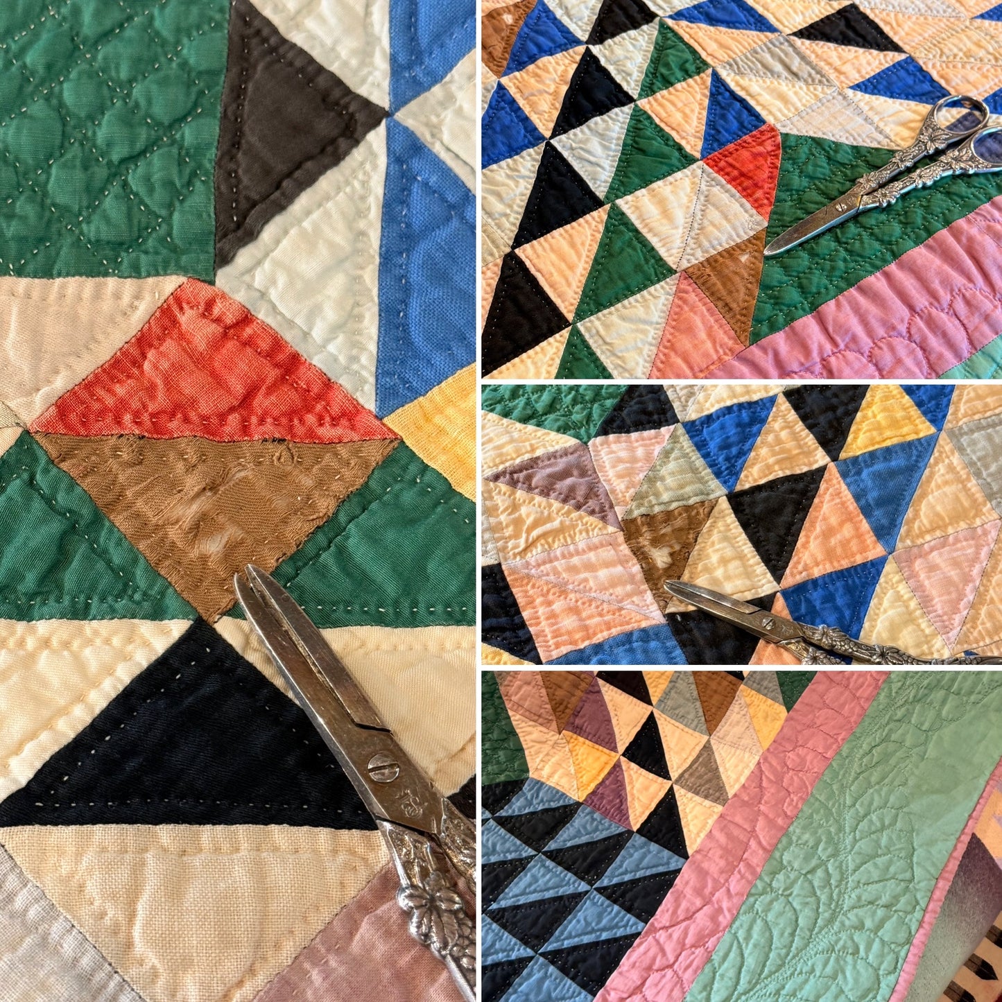 Mennonite/Amish Ocean Waves Quilt