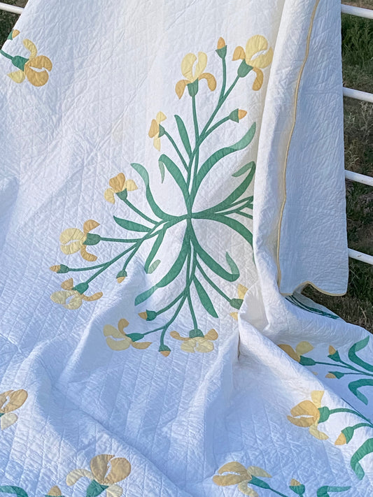 The Iris Quilt- Sold