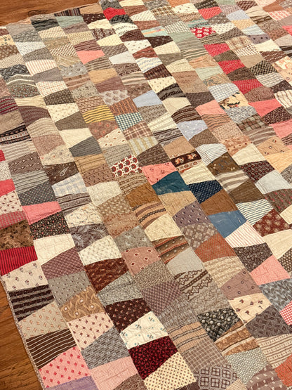 Tumbling Blocks One Patch Quilt