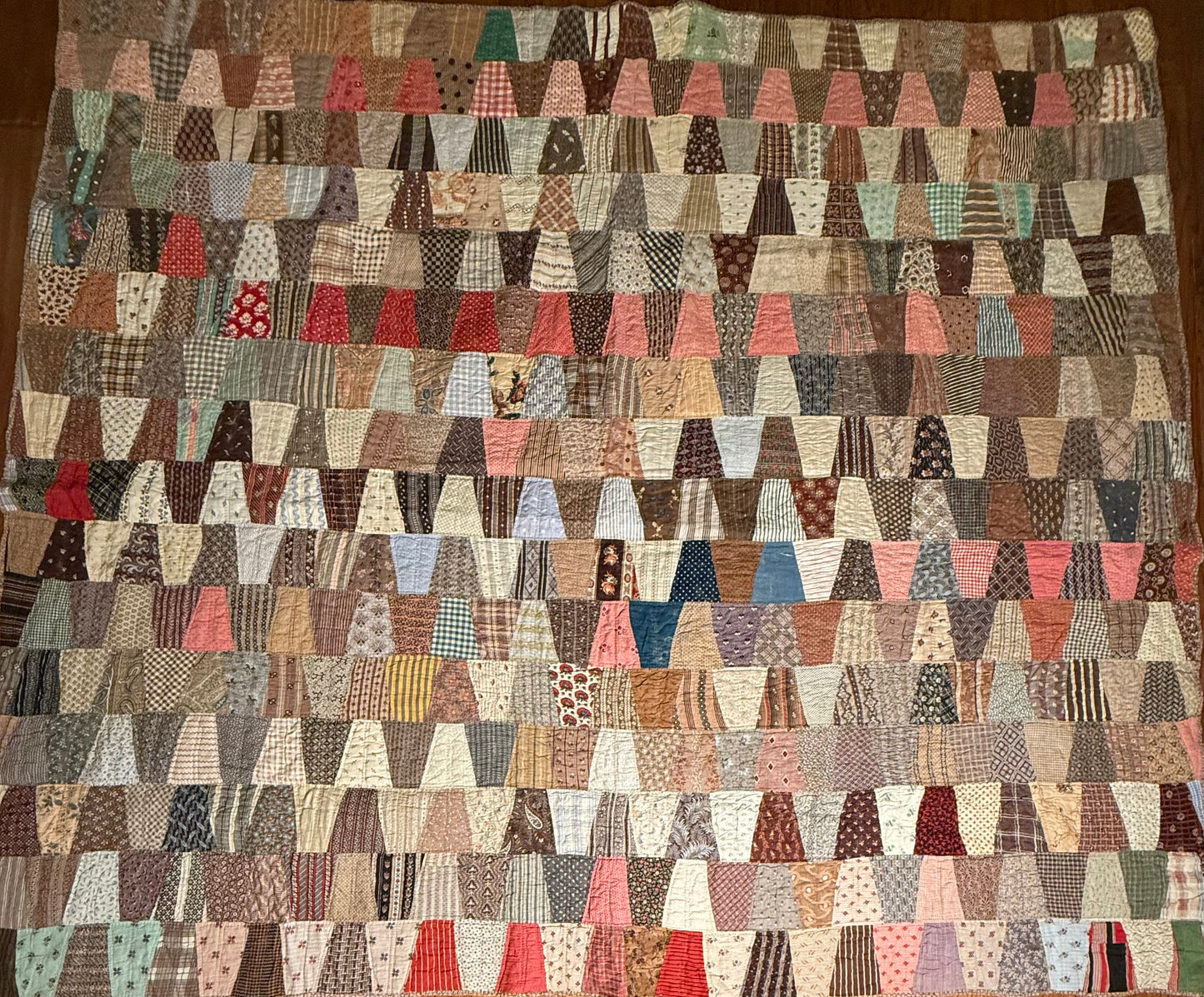 Tumbling Blocks One Patch Quilt