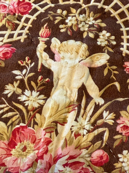 Early 2 Sided Like One Patch Doll Quilt