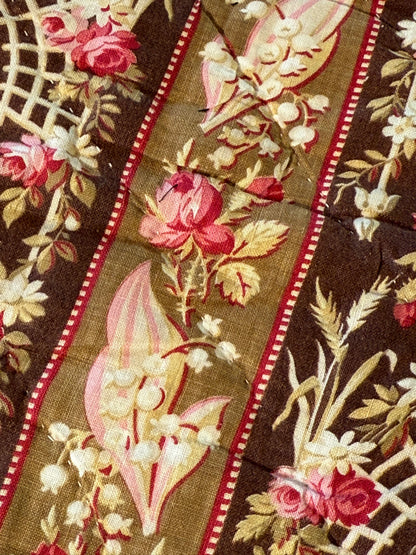 Early 2 Sided Like One Patch Doll Quilt