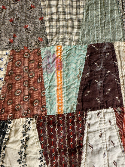 Tumbling Blocks One Patch Quilt