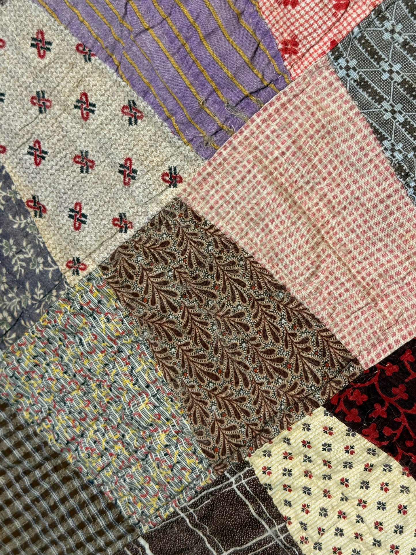 Tumbling Blocks One Patch Quilt