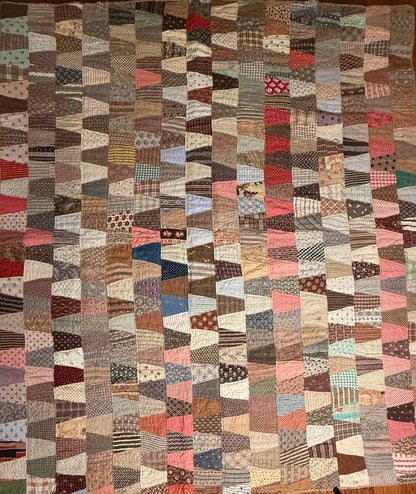 Tumbling Blocks One Patch Quilt
