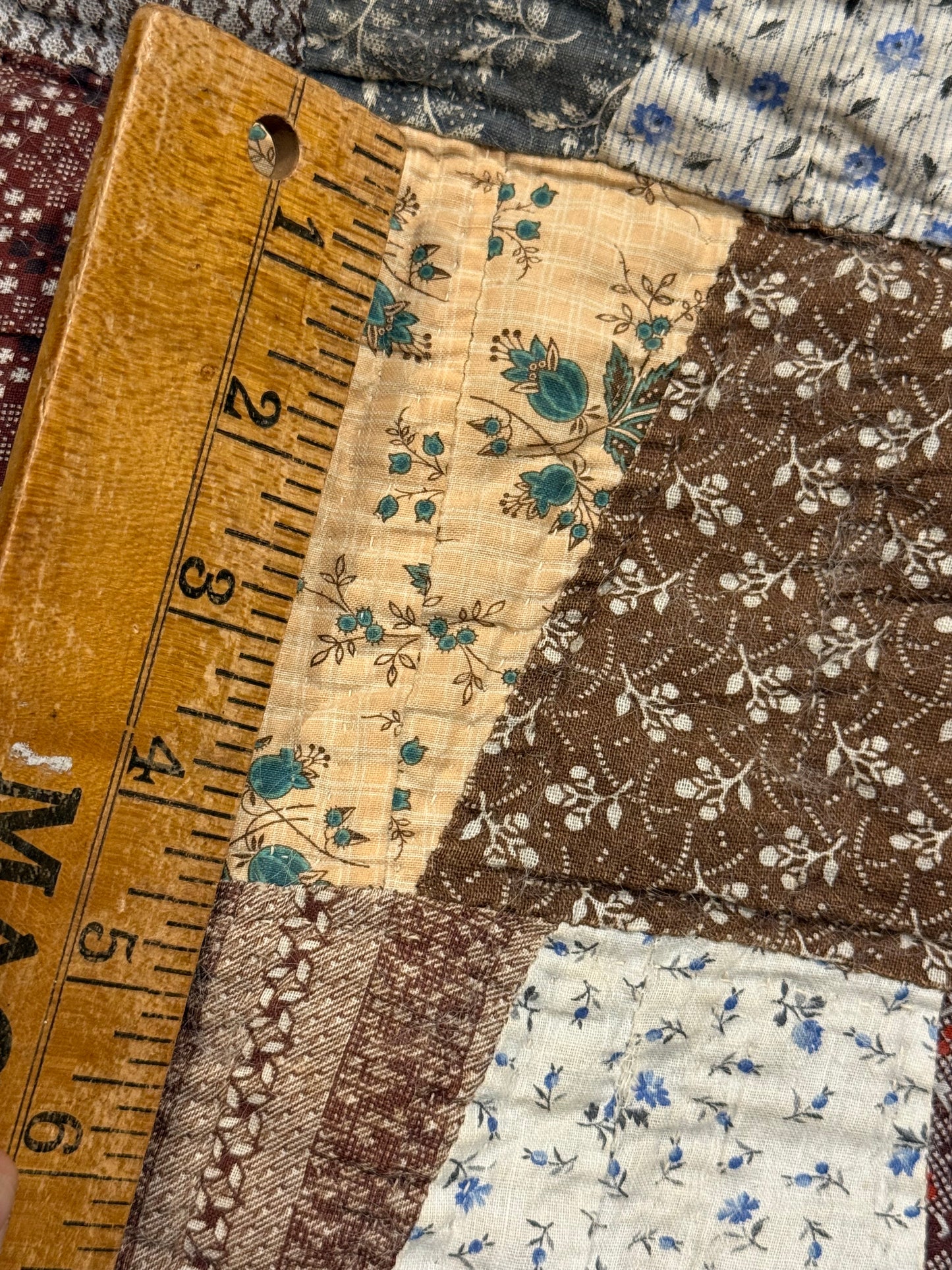 Tumbling Blocks One Patch Quilt