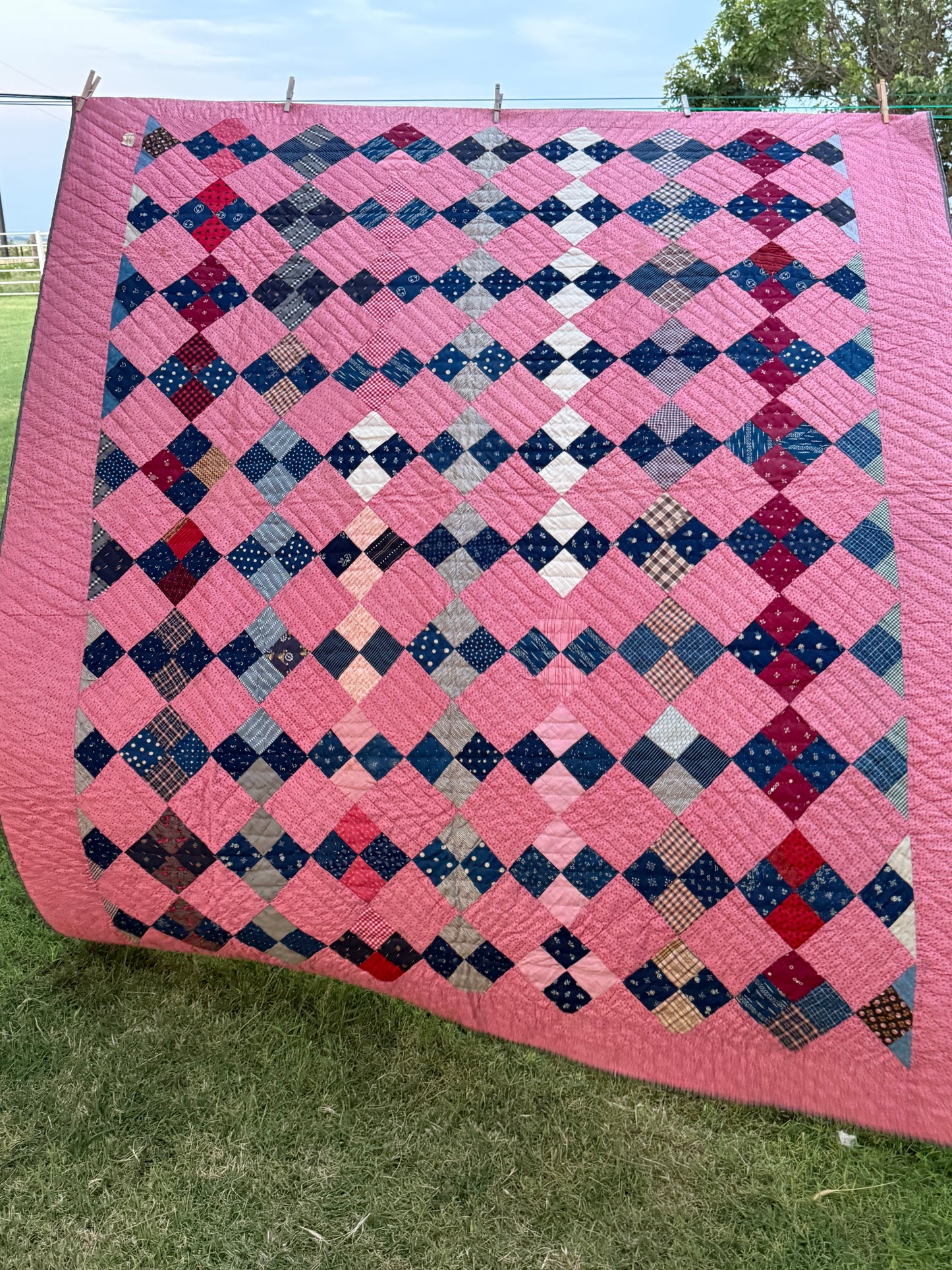 4 Patch On Point Quilt