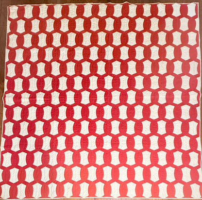 1893 Lovers Link Quilt - Signed and Dated