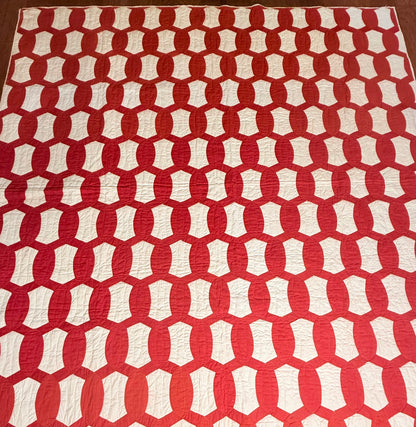 1893 Lovers Link Quilt - Signed and Dated