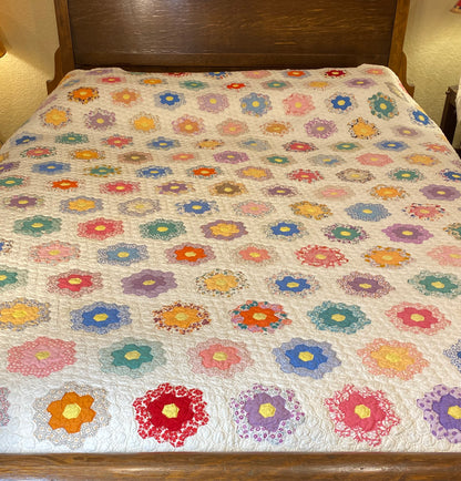 Small Scale Flower Garden Quilt