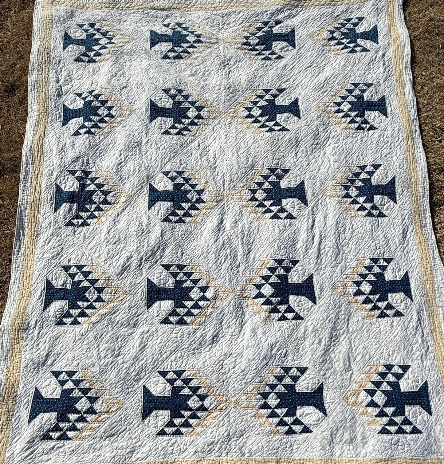 Tree of Life Antique Quilt