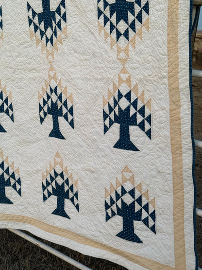 Tree of Life Antique Quilt