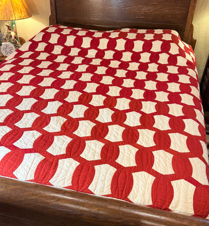 1893 Lovers Link Quilt - Signed and Dated