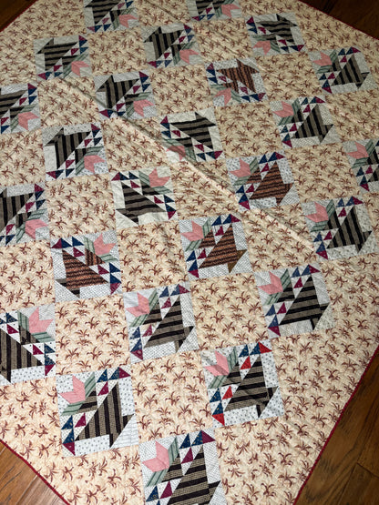 Unique Tulip Basket Quilt