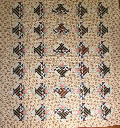 Unique Tulip Basket Quilt