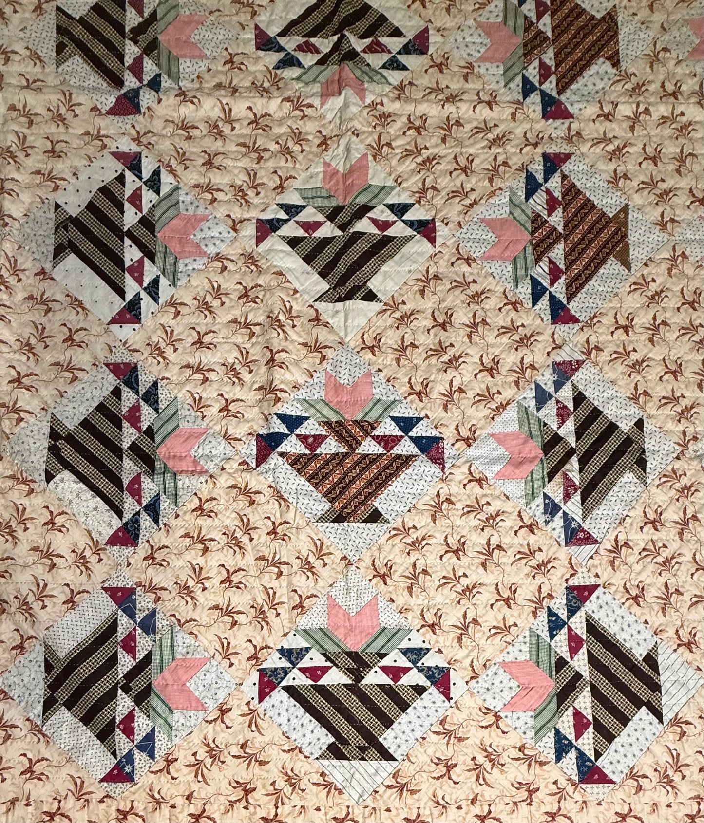 Unique Tulip Basket Quilt