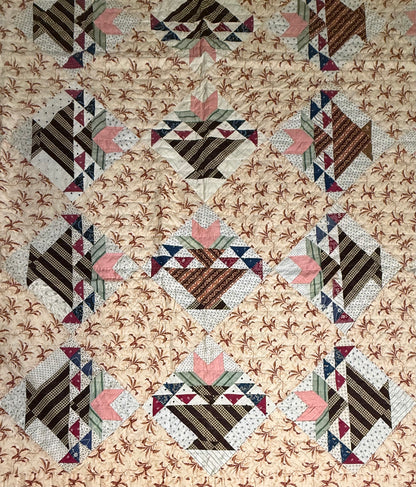Unique Tulip Basket Quilt