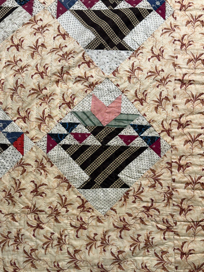 Unique Tulip Basket Quilt