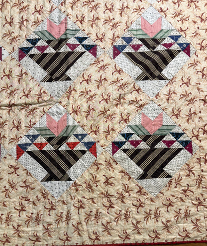 Unique Tulip Basket Quilt