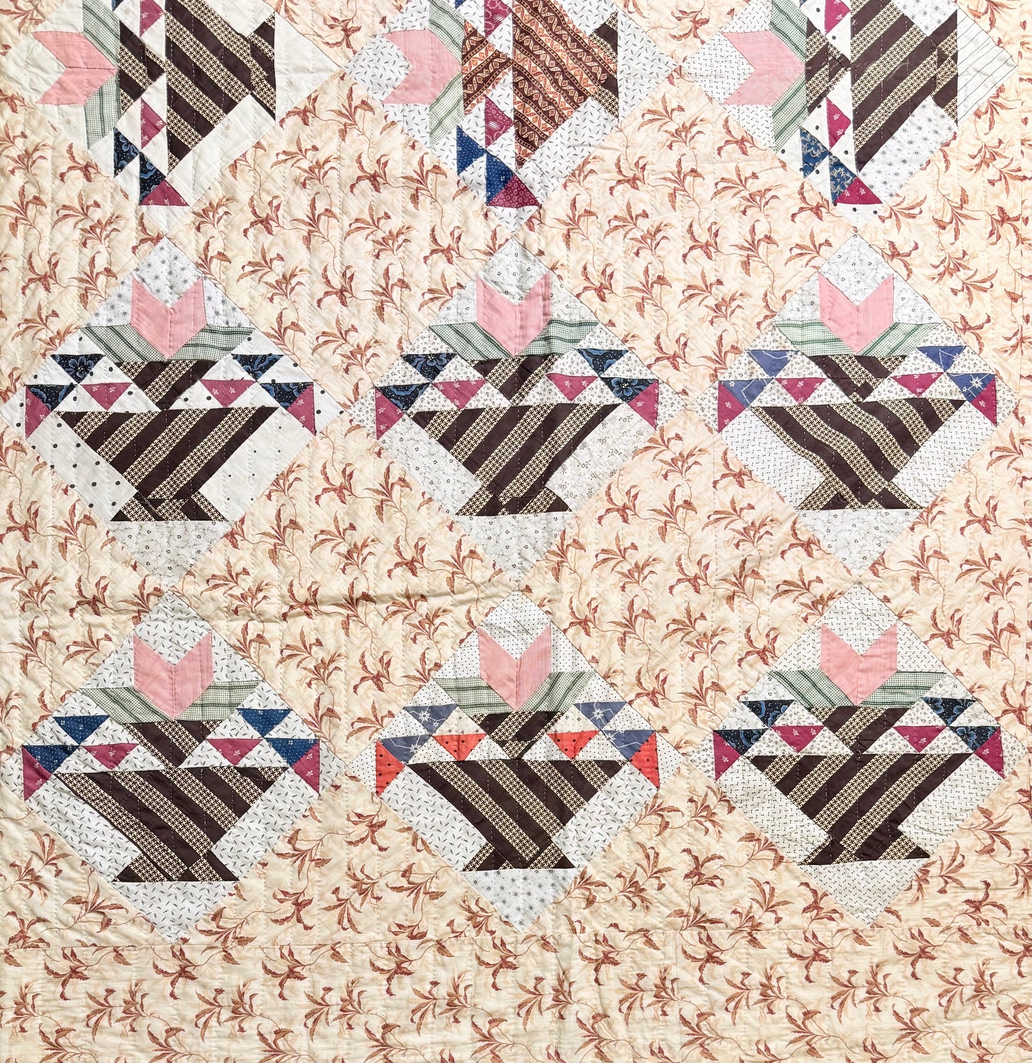 Unique Tulip Basket Quilt