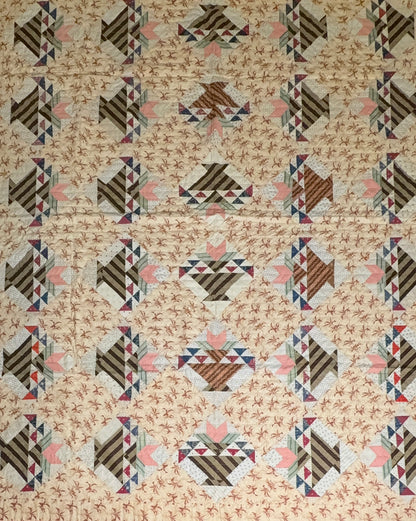 Unique Tulip Basket Quilt