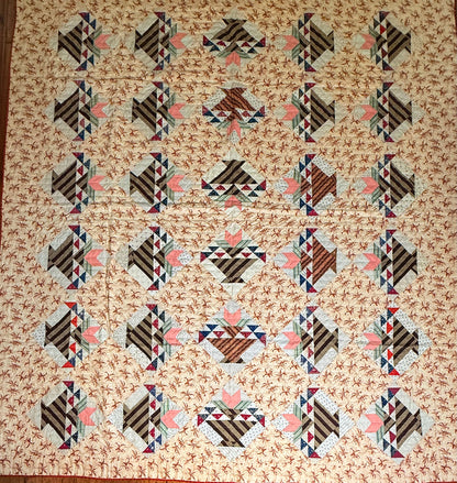 Unique Tulip Basket Quilt