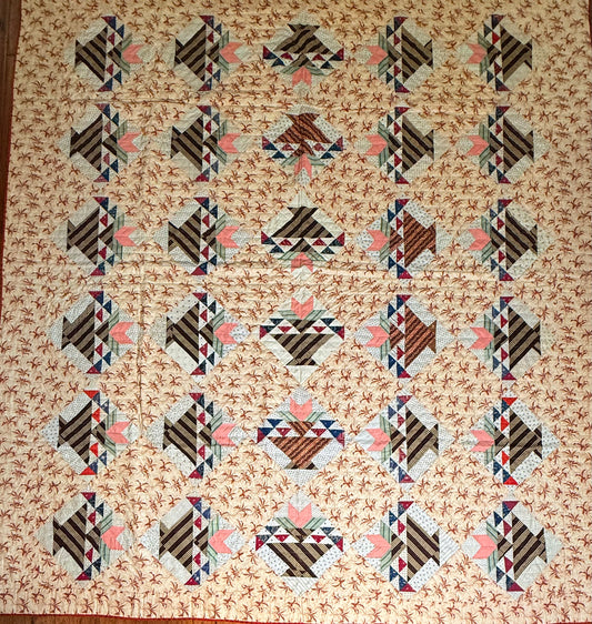 Unique Tulip Basket Quilt