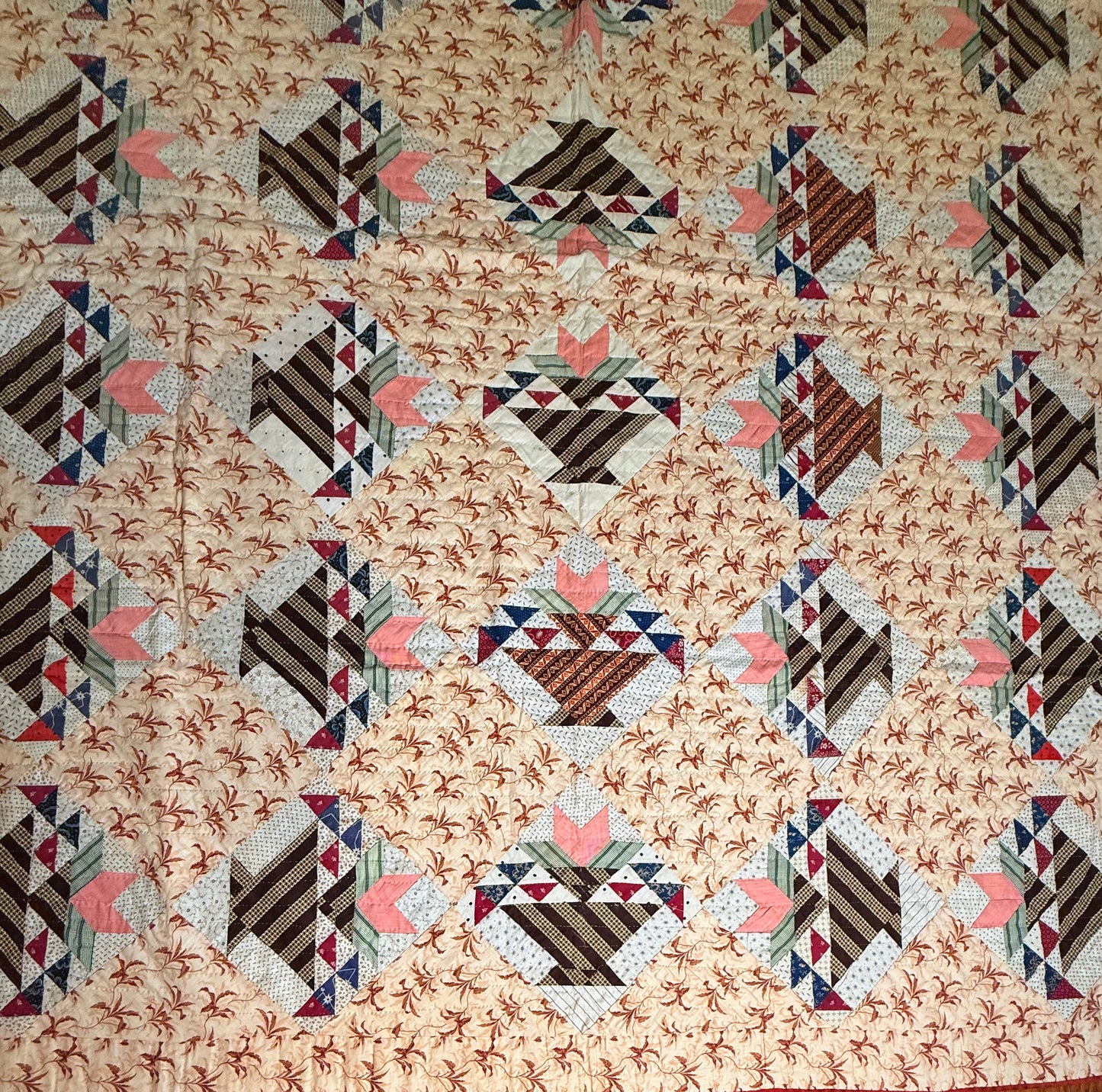Unique Tulip Basket Quilt