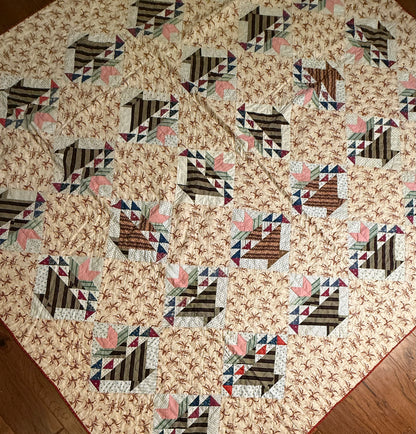 Unique Tulip Basket Quilt
