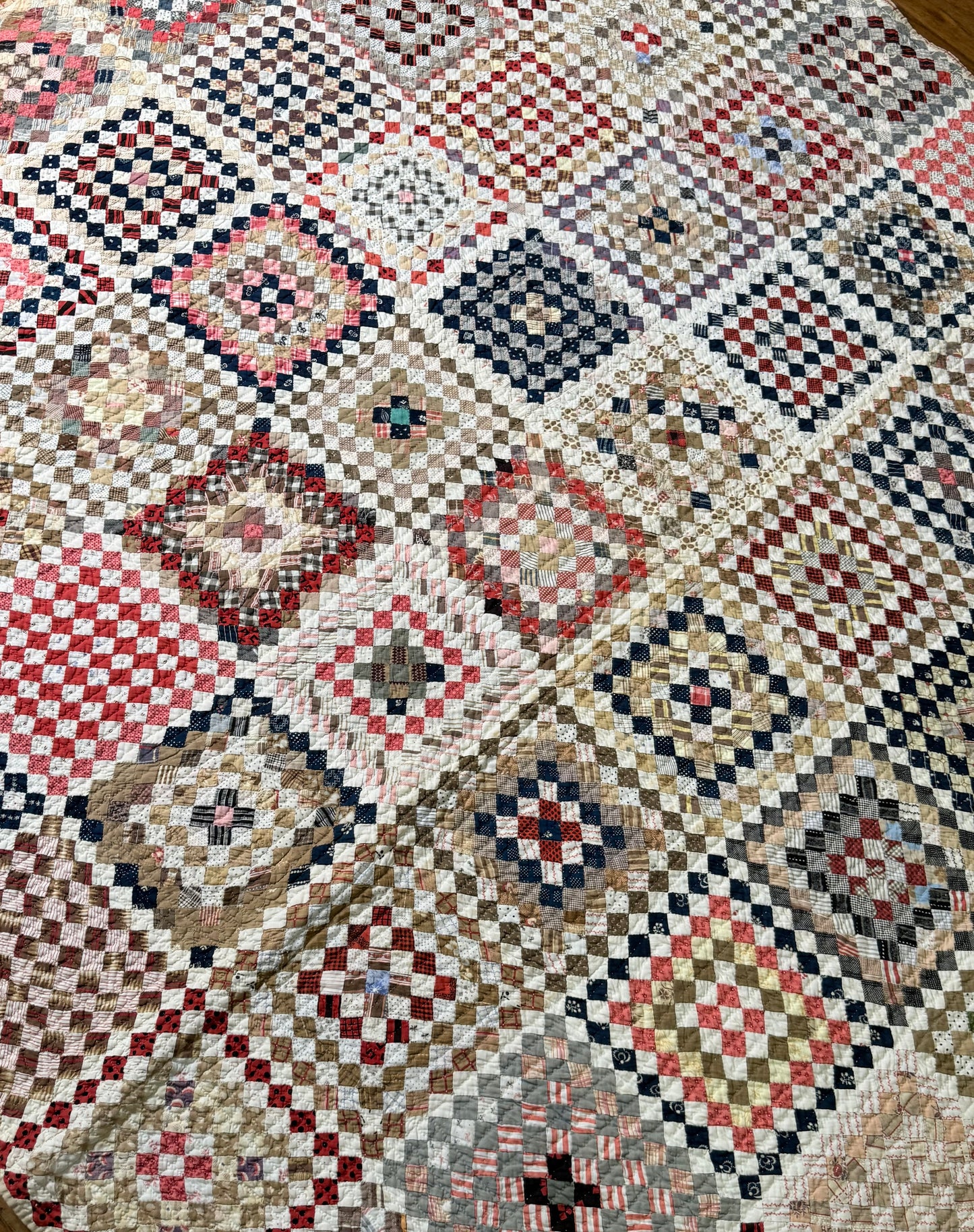 Amazing 9040 plus Blocks, One Patch 3/4 Inch Blocks Patchwork Quilt