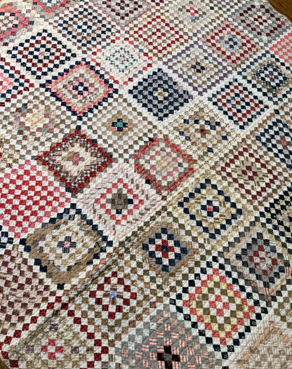 Amazing 9040 plus Blocks, One Patch 3/4 Inch Blocks Patchwork Quilt
