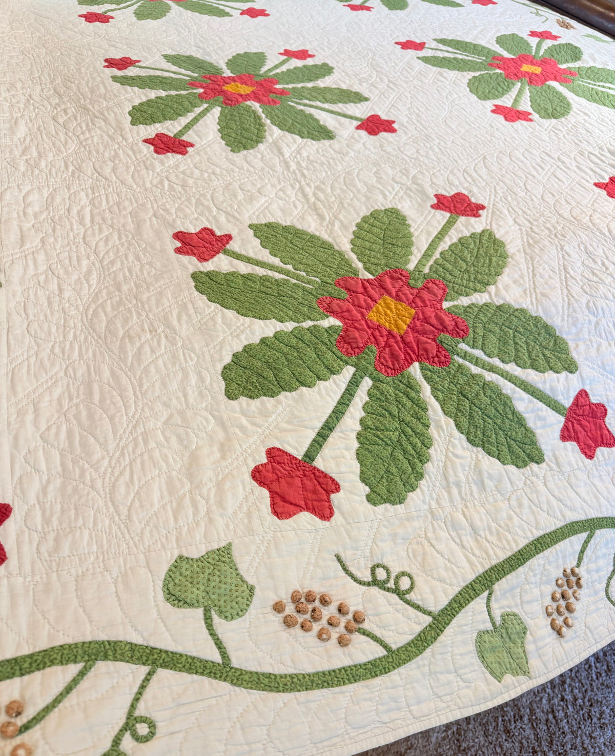 Virginia Rose Appliqué Quilt