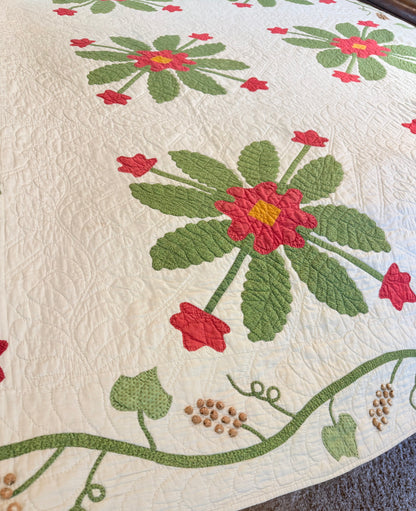 Virginia Rose Appliqué Quilt