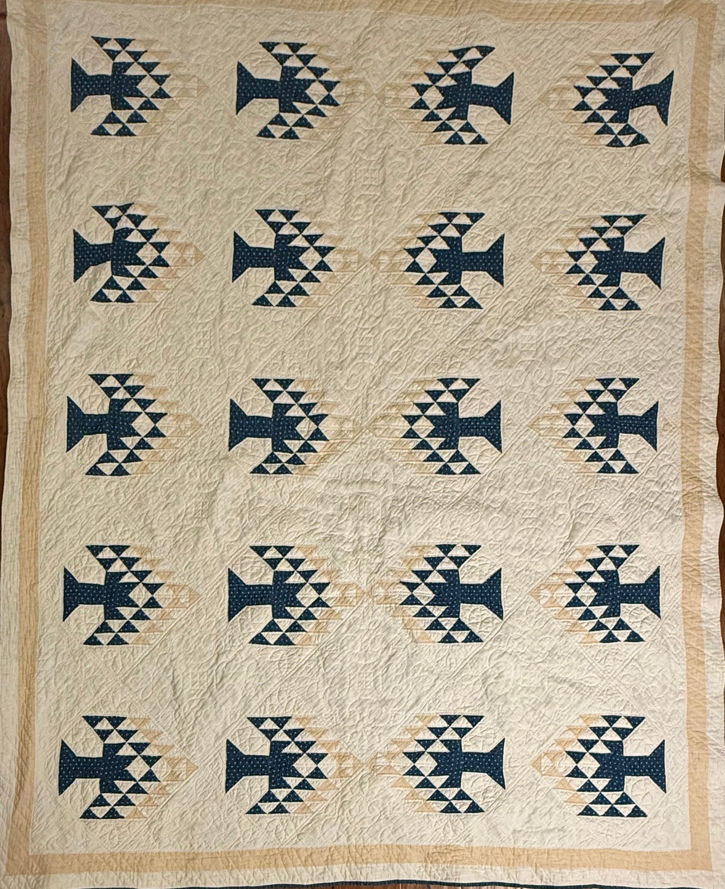 Tree of Life Antique Quilt