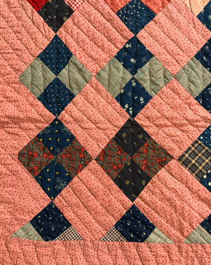 4 Patch On Point Quilt
