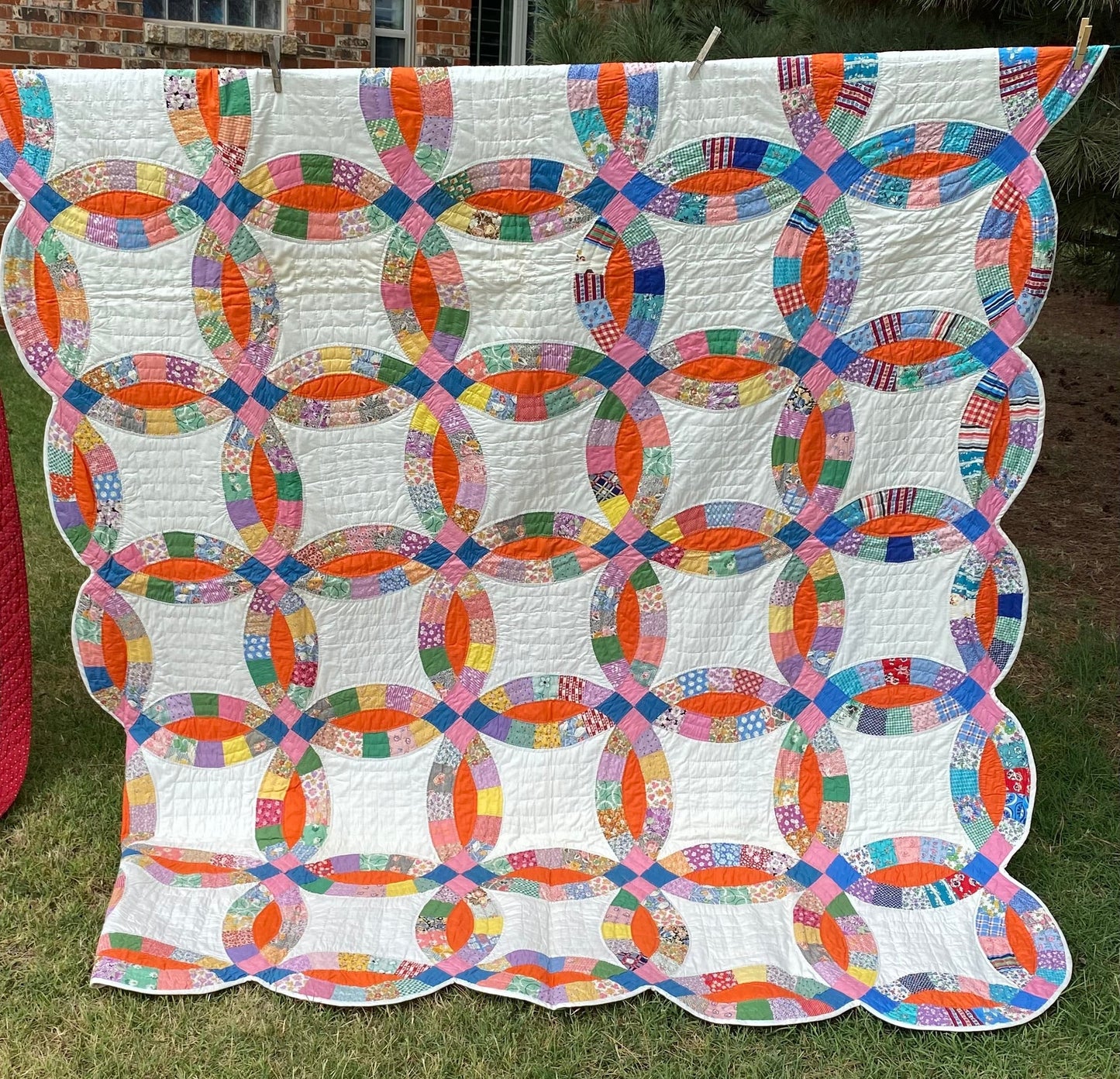 Double Wedding Ring Quilt