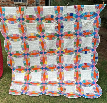 Double Wedding Ring Quilt