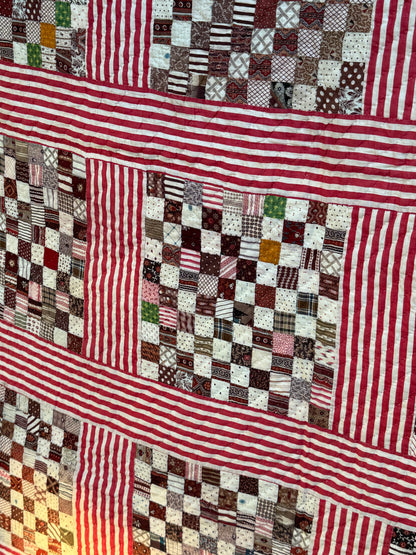 Superb Postage Stamp Patchwork Quilt