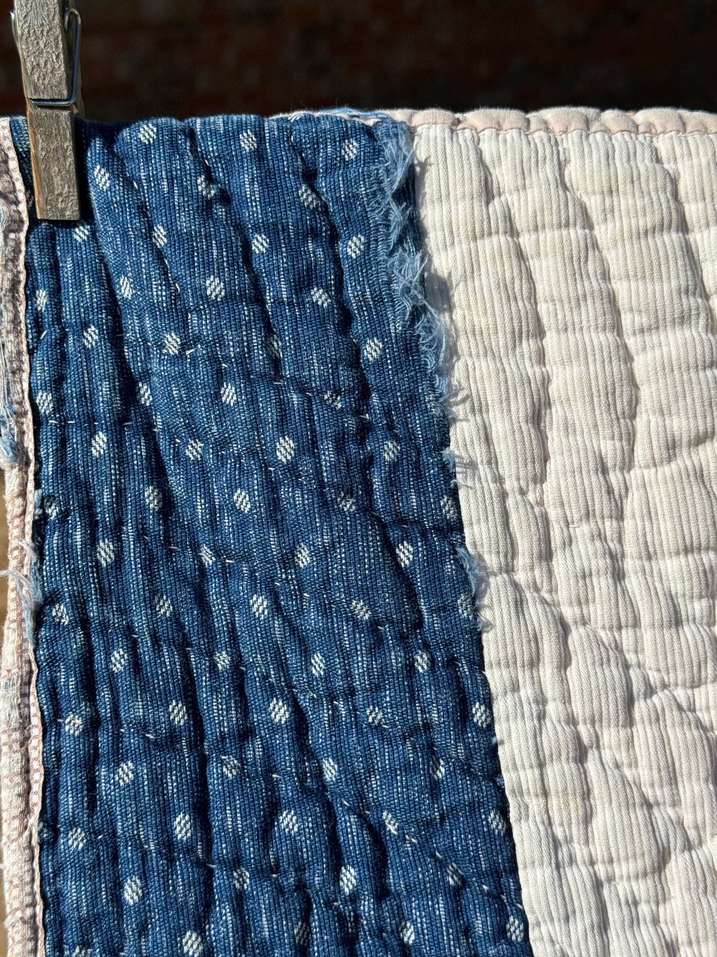 Scrappy Abstract Patchwork Quilt