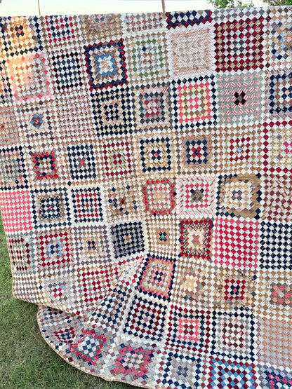 Amazing 9040 plus Blocks, One Patch 3/4 Inch Blocks Patchwork Quilt