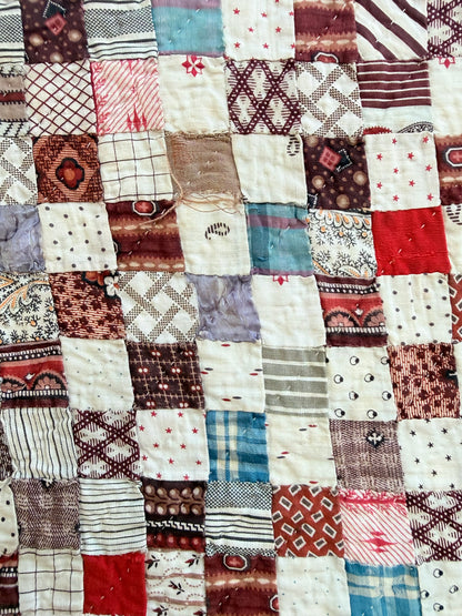 Superb Postage Stamp Patchwork Quilt
